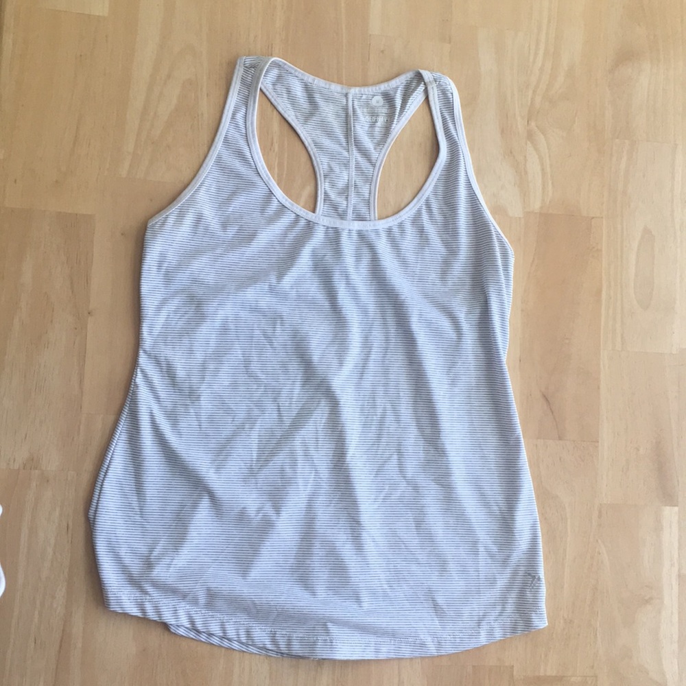 Striped Semi fitted active shirt